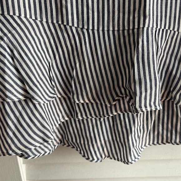 Ana Flowy Striped Tank Top With Ruffle - Picture 3 of 6